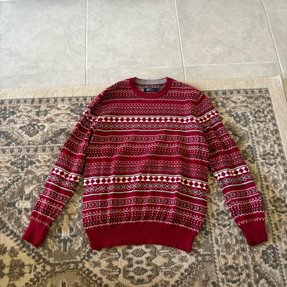 BOCA CLASSICS Christmas winter sweater crew neck